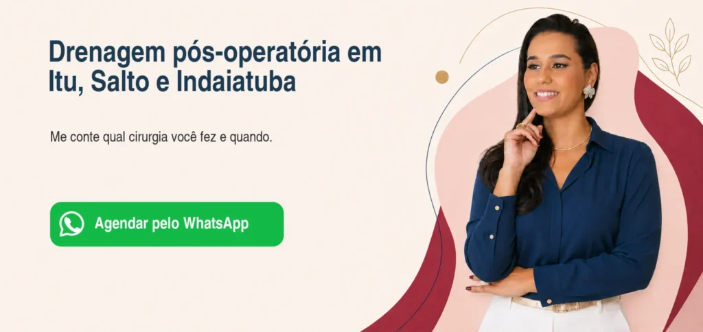 Andressa Costa oferece drenagem pós-operatória em Itu, Salto e Indaiatuba