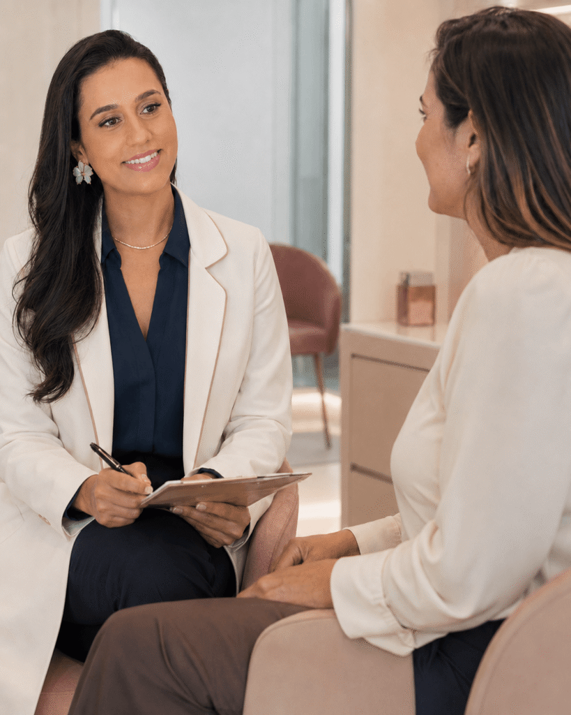 Sessão de tratamento de fibroses e aderências no pós-operatório